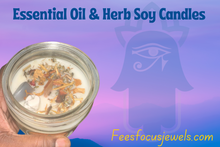Load image into Gallery viewer, Soy Essential Oil &amp; Herb candle
