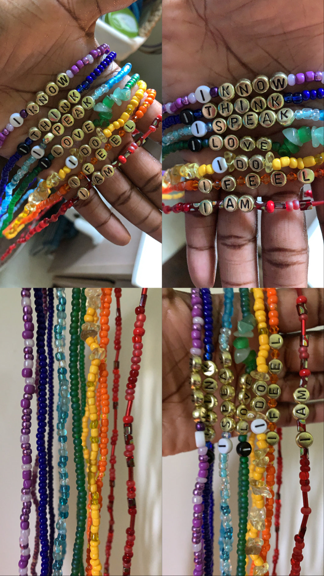 Chakra healing waistbeads