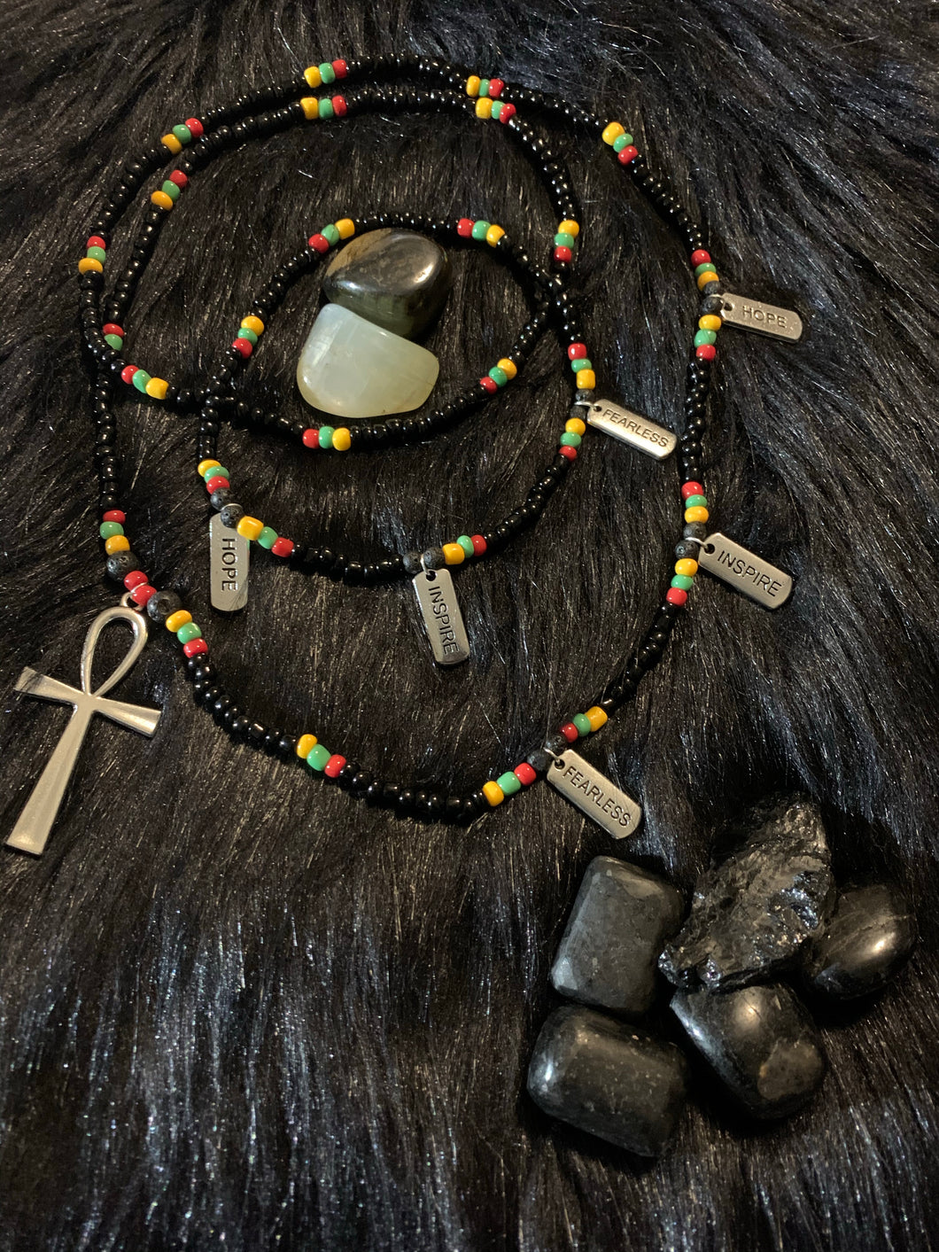 Motherland Drip waistbead/anklet set