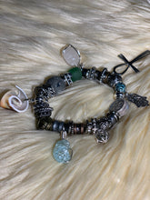 Load image into Gallery viewer, Om-Ankh Charm Bracelet (unisex)
